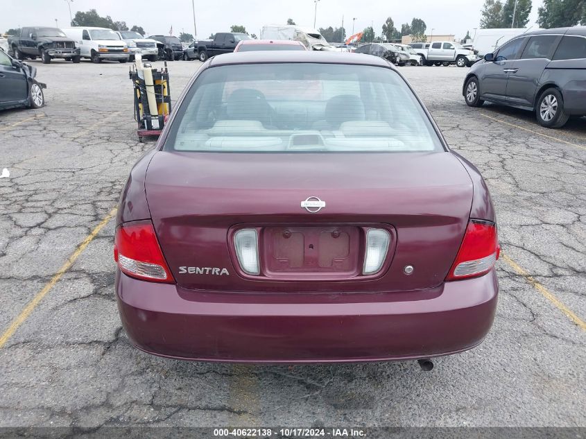 2002 Nissan Sentra Gxe VIN: 3N1CB51D72L660079 Lot: 40622138