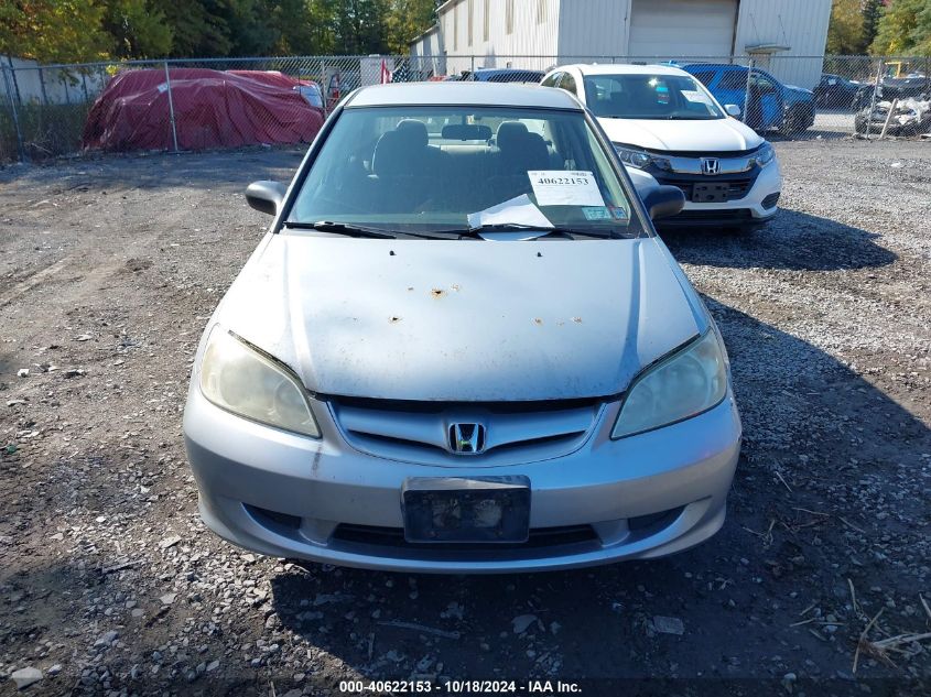 2004 Honda Civic Vp VIN: 2HGES16314H611911 Lot: 40622153