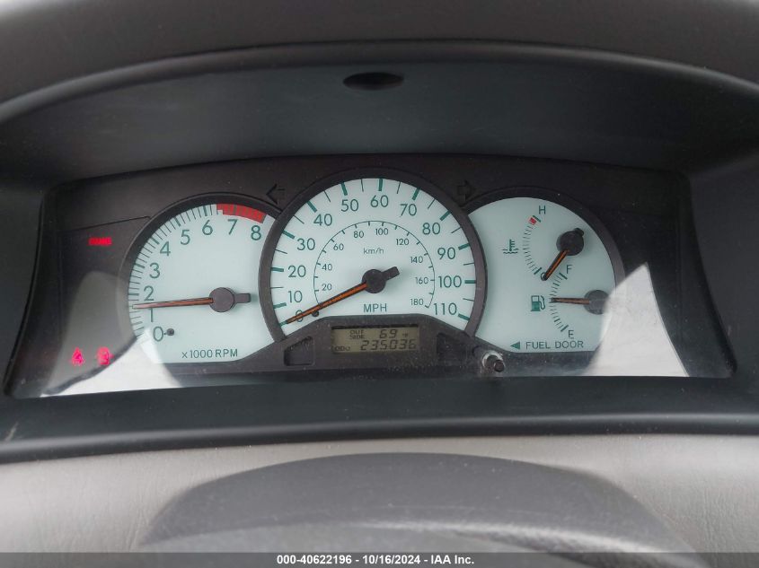 2004 Toyota Corolla Le VIN: 1NXBR32E14Z266226 Lot: 40622196