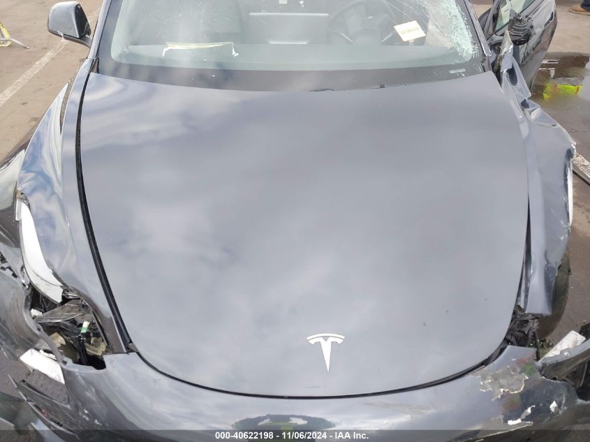 2022 Tesla Model 3 Long Range Dual Motor All-Wheel Drive VIN: 5YJ3E1EB5NF185945 Lot: 40622198