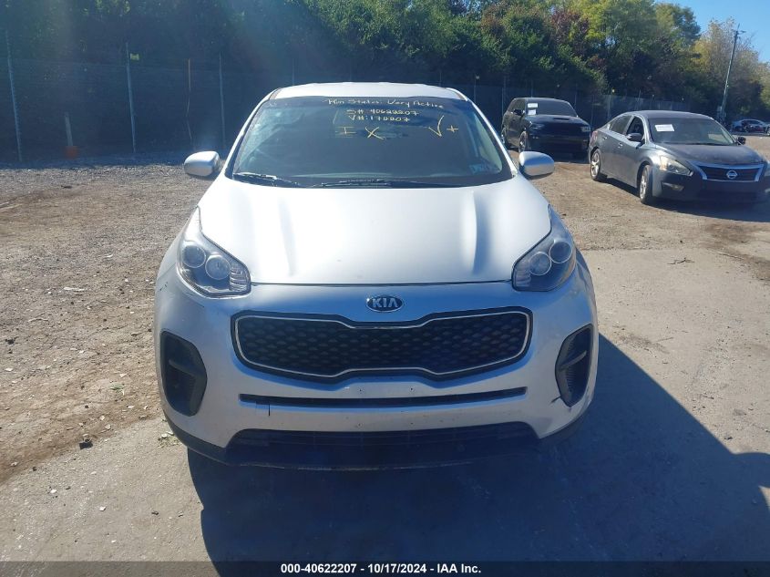 2017 Kia Sportage Lx VIN: KNDPM3AC2H7172207 Lot: 40622207