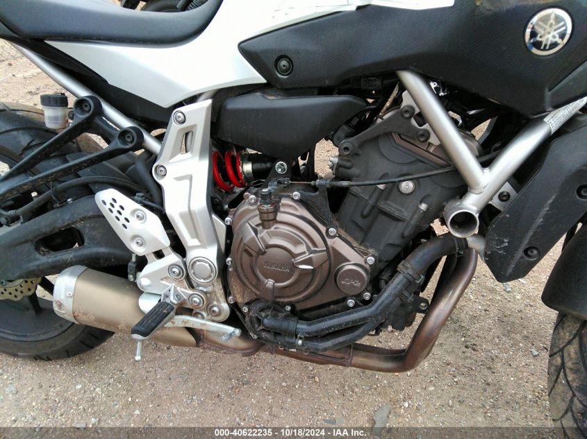 2015 YAMAHA FZ07 JYARM06E5FA000458