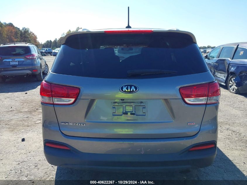 2017 Kia Sorento 2.4L Lx VIN: 5XYPG4A35HG192354 Lot: 40622267