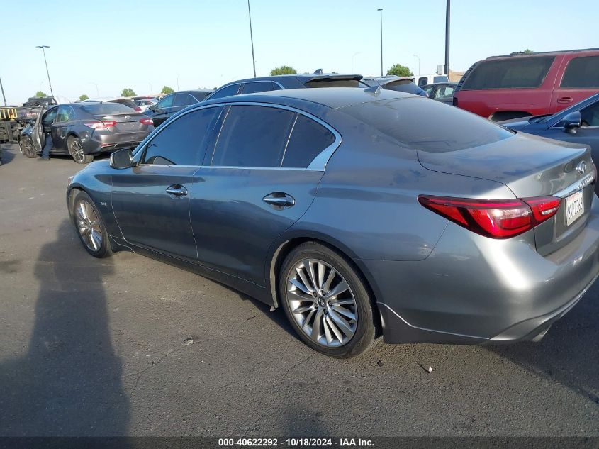 2018 Infiniti Q50 3.0T Luxe VIN: JN1EV7AP3JM352031 Lot: 40622292