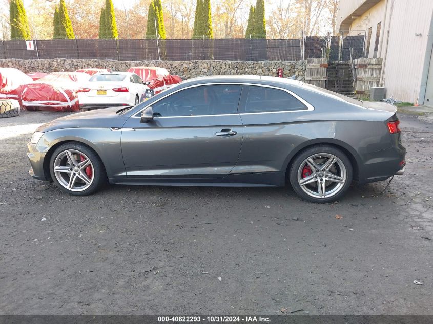 2019 Audi S5 3.0T Premium VIN: WAUP4AF5XKA002277 Lot: 40622293