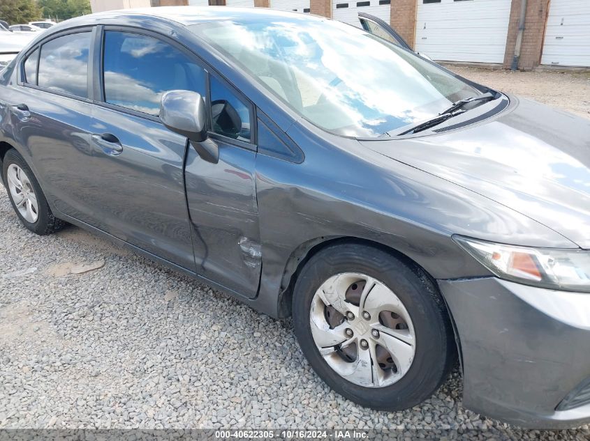 2013 Honda Civic Lx VIN: 2HGFB2F51DH545551 Lot: 40622305