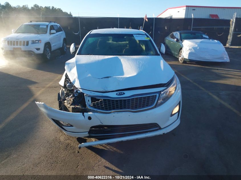 2014 Kia Optima Hybrid VIN: KNAGM4AD2E5068108 Lot: 40622316