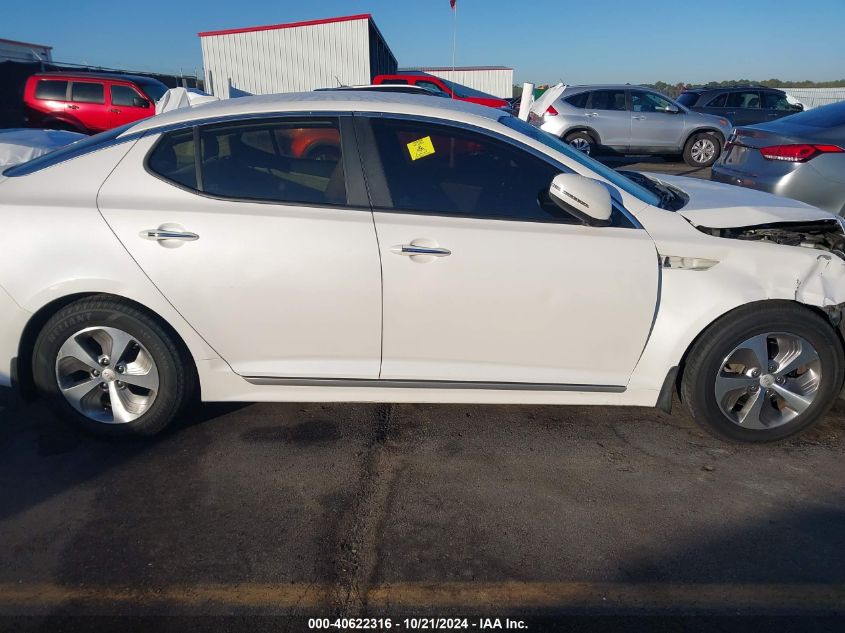 2014 Kia Optima Hybrid VIN: KNAGM4AD2E5068108 Lot: 40622316