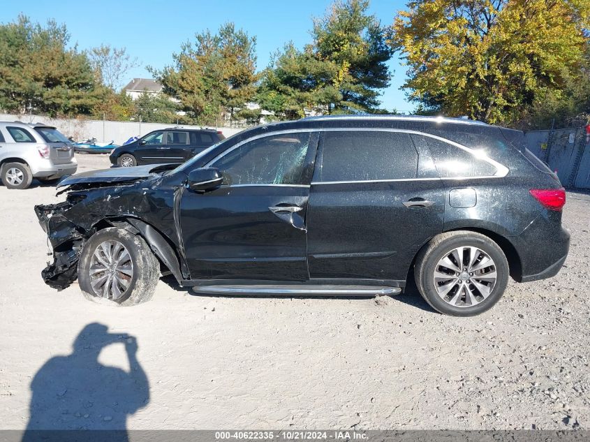 2014 Acura Mdx Technology VIN: 5FRYD4H45EB021052 Lot: 40622335