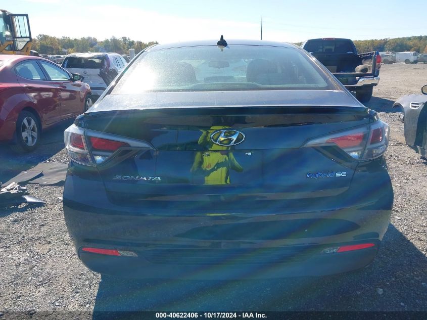 2016 Hyundai Sonata Hybrid Se VIN: KMHE24L18GA039169 Lot: 40622406