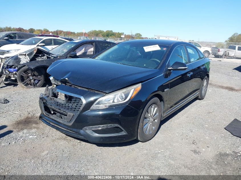 2016 Hyundai Sonata Hybrid Se VIN: KMHE24L18GA039169 Lot: 40622406