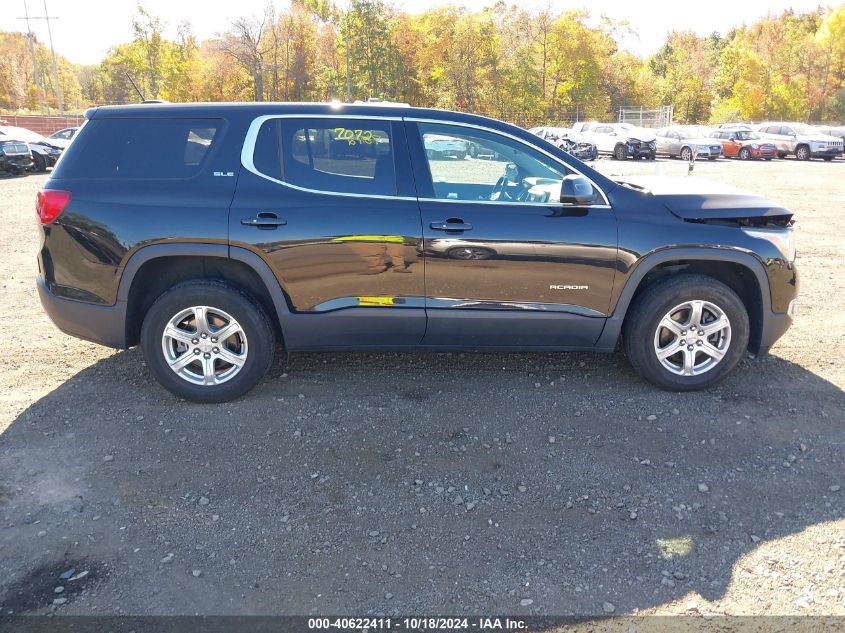 2019 GMC Acadia Sle-1 VIN: 1GKKNRLAXKZ237374 Lot: 40622411