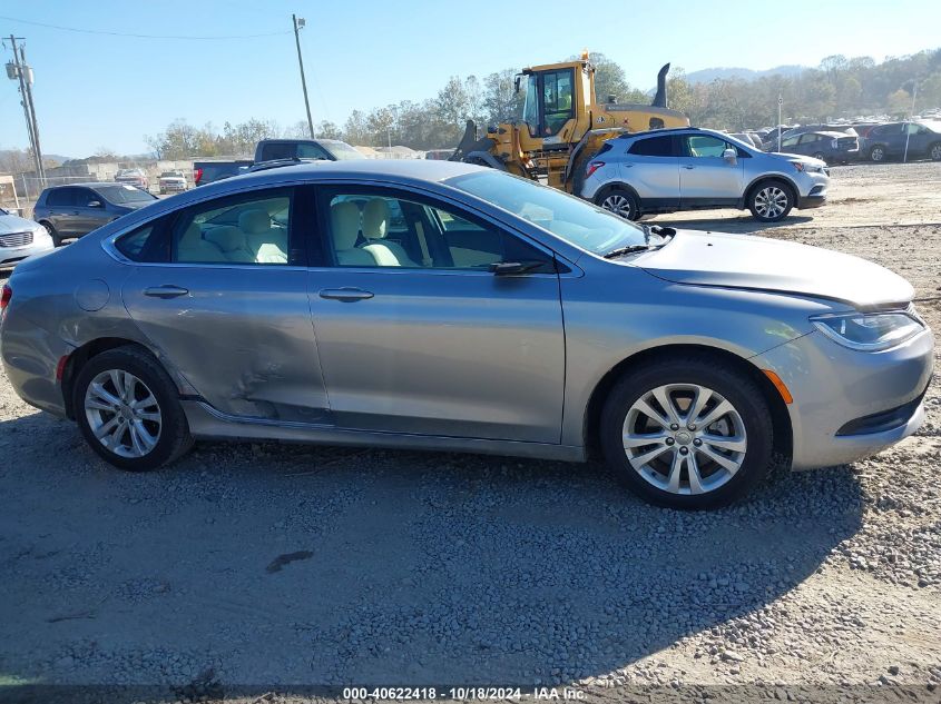 2016 Chrysler 200 Touring VIN: 1C3CCCFB7GN194297 Lot: 40622418