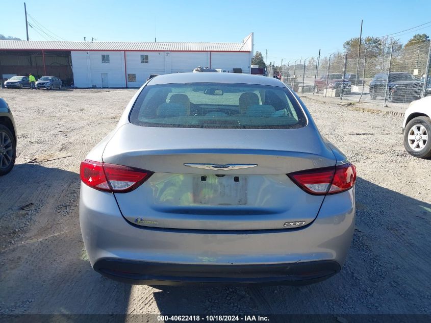 2016 Chrysler 200 Touring VIN: 1C3CCCFB7GN194297 Lot: 40622418