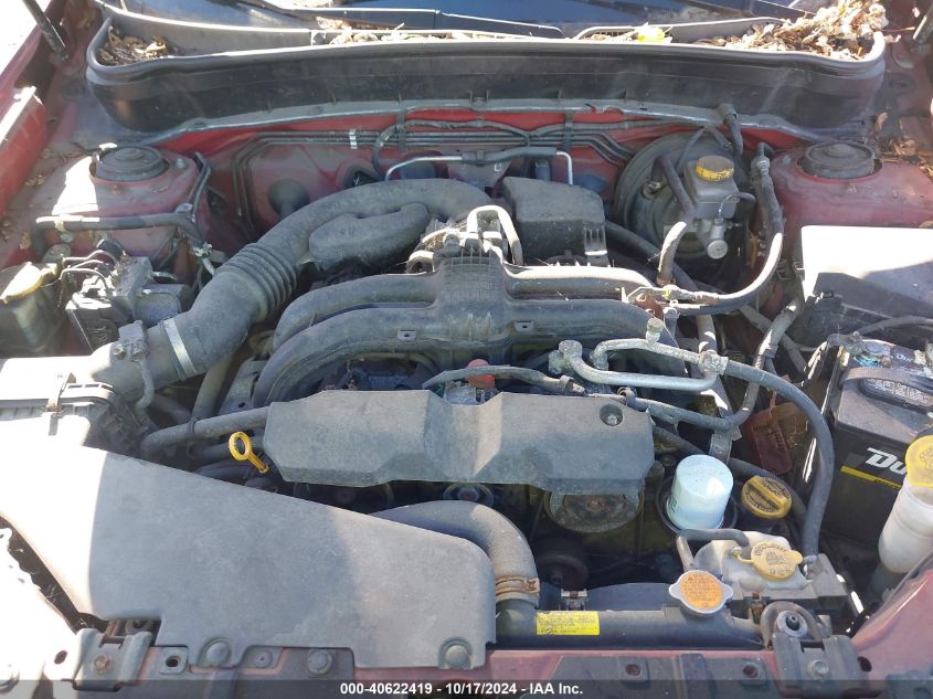 2011 Subaru Forester 2.5X VIN: JF2SHBBC1BH725536 Lot: 40622419