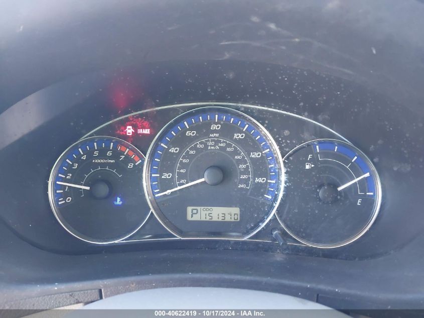 2011 Subaru Forester 2.5X VIN: JF2SHBBC1BH725536 Lot: 40622419