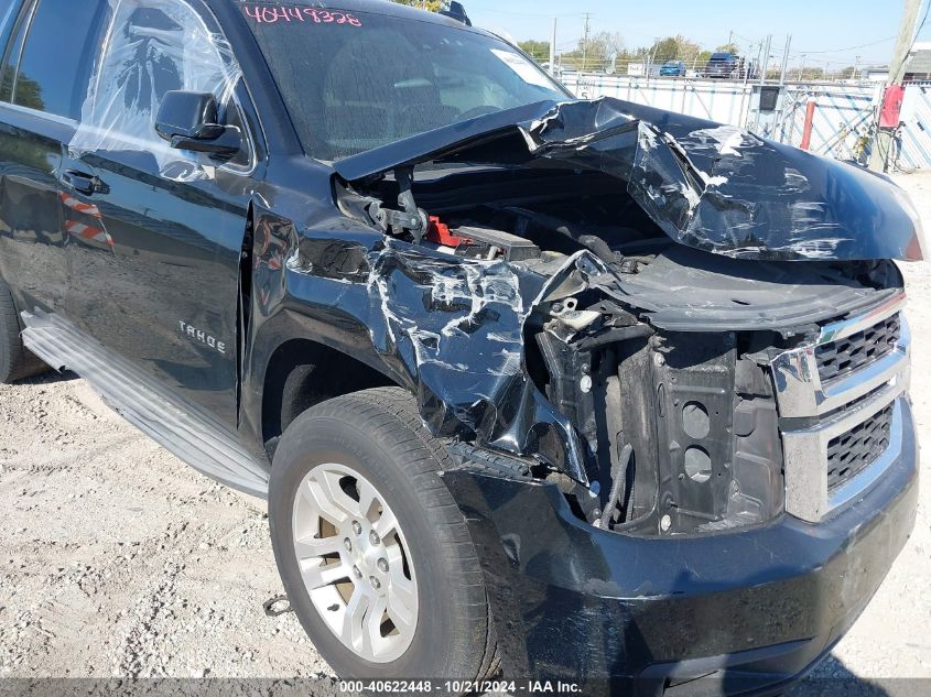 2015 Chevrolet Tahoe Lt VIN: 1GNSKBKC1FR606201 Lot: 40622448