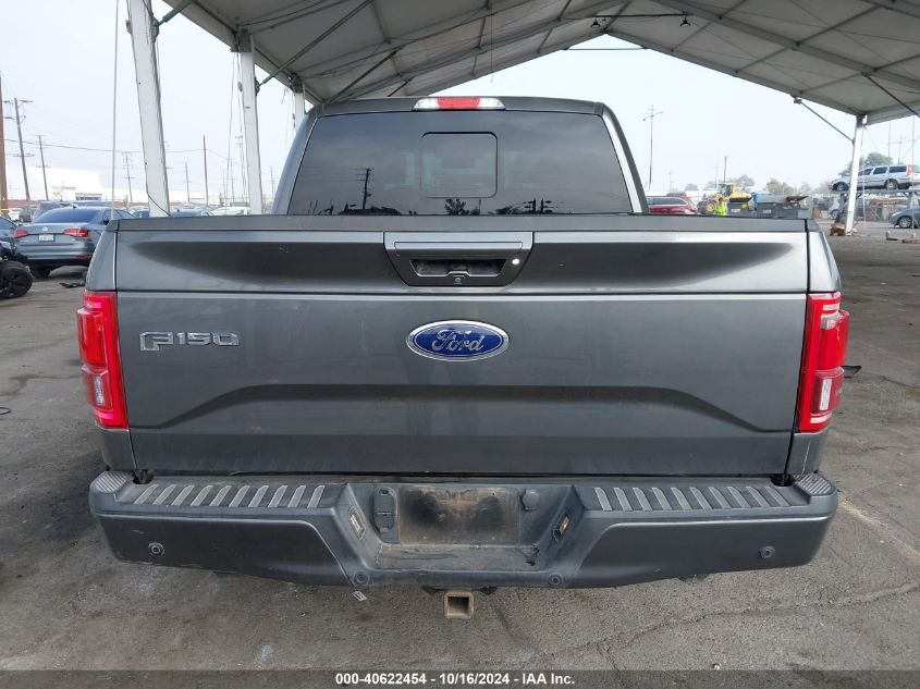 2016 Ford F-150 Lariat VIN: 1FTEW1EG8GKE16490 Lot: 40622454