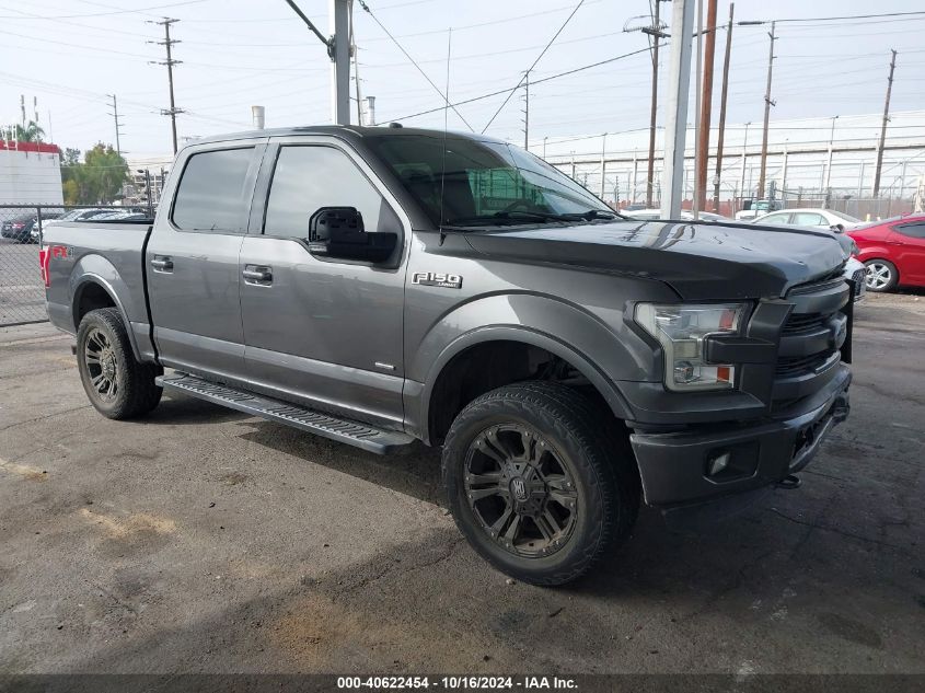 2016 Ford F-150 Lariat VIN: 1FTEW1EG8GKE16490 Lot: 40622454