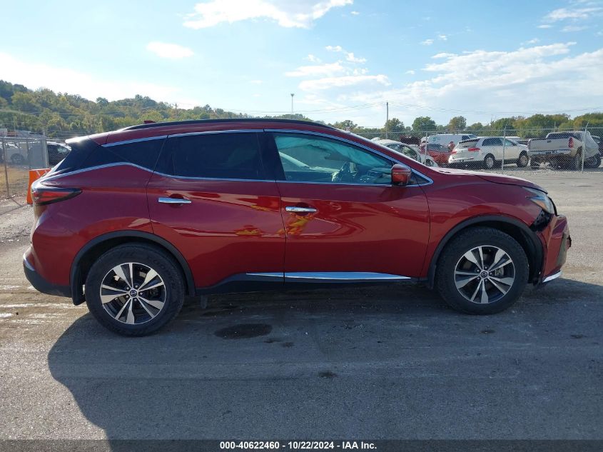 2020 Nissan Murano Sv Fwd VIN: 5N1AZ2BJ7LN171326 Lot: 40622460