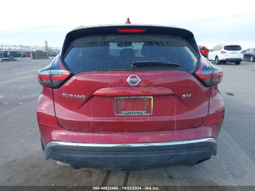 2020 Nissan Murano Sv Fwd VIN: 5N1AZ2BJ7LN171326 Lot: 40622460