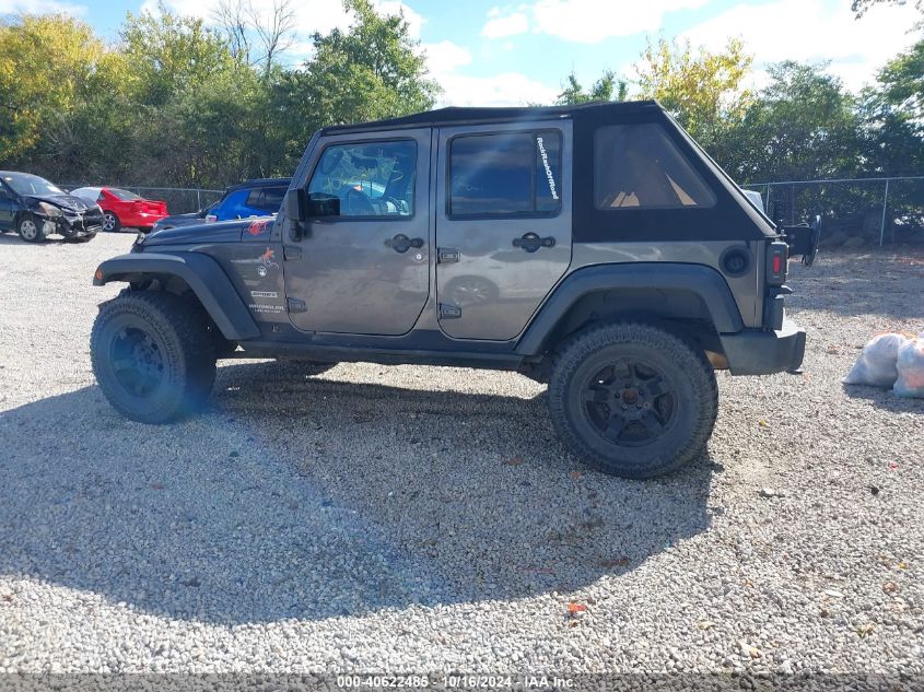 2017 Jeep Wrangler Unlimited Sport VIN: 1C4BJWDG3HL651830 Lot: 40622485