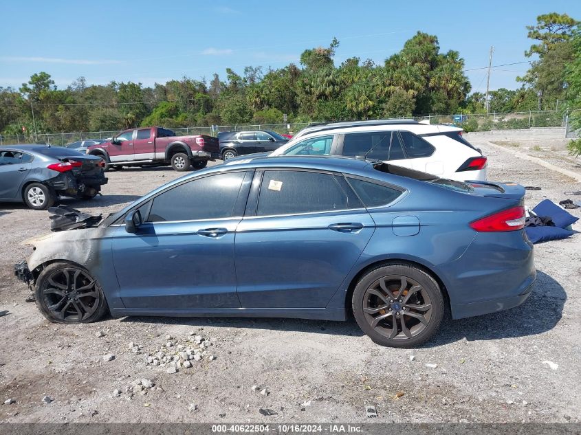 2018 Ford Fusion Se VIN: 3FA6P0HD8JR255578 Lot: 40622504