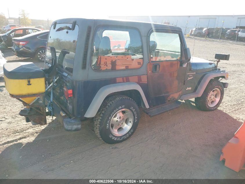 2000 Jeep Wrangler Sport VIN: 1J4FA49S1YP785838 Lot: 40622506