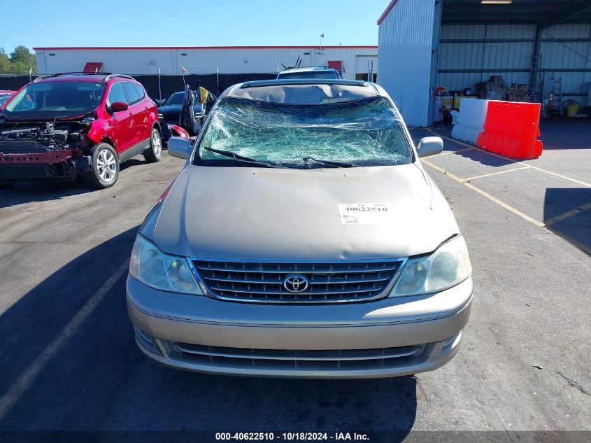 2003 Toyota Avalon Xl VIN: 4T1BF28B13U332739 Lot: 40622510