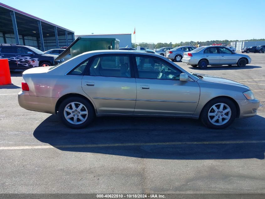 2003 Toyota Avalon Xl VIN: 4T1BF28B13U332739 Lot: 40622510