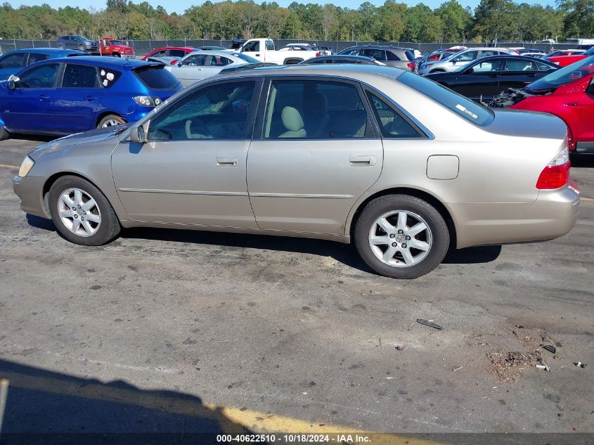 2003 Toyota Avalon Xl VIN: 4T1BF28B13U332739 Lot: 40622510