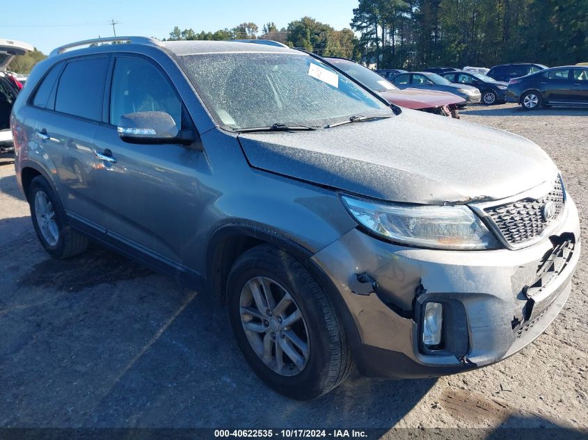 VIN 5XYKT3A66FG658767 2015 KIA Sorento, LX no.1