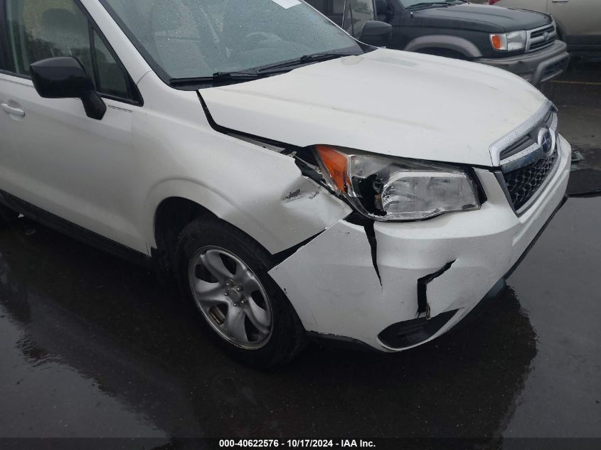 2014 Subaru Forester 2.5I VIN: JF2SJAAC0EG449537 Lot: 40622576