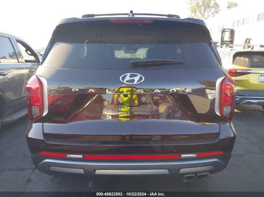 2024 Hyundai Palisade Sel VIN: KM8R24GE5RU783943 Lot: 40622582