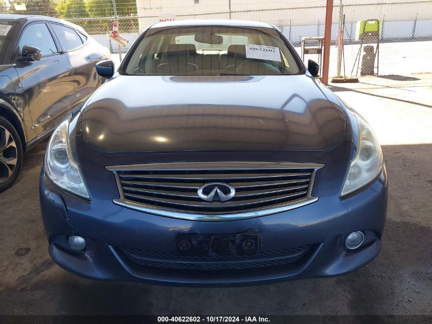 2012 Infiniti G37X VIN: JN1CV6AR6CM670781 Lot: 40622602