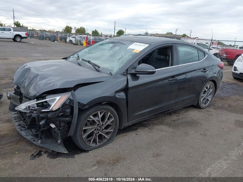 2020 HYUNDAI ELANTRA LIMITED - 5NPD84LF5LH601560