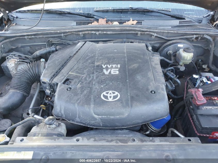 2010 Toyota Tacoma Double Cab Prerunner VIN: 5TEJU4GN5AZ730554 Lot: 40622657