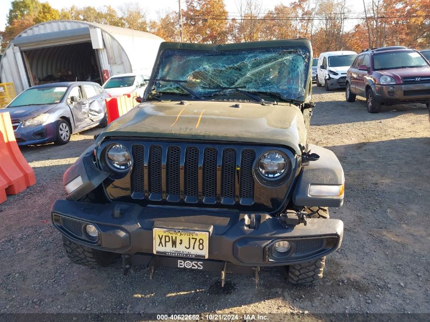 2021 Jeep Wrangler Unlimited Willys VIN: 1C4HJXDN0MW662145 Lot: 40622662