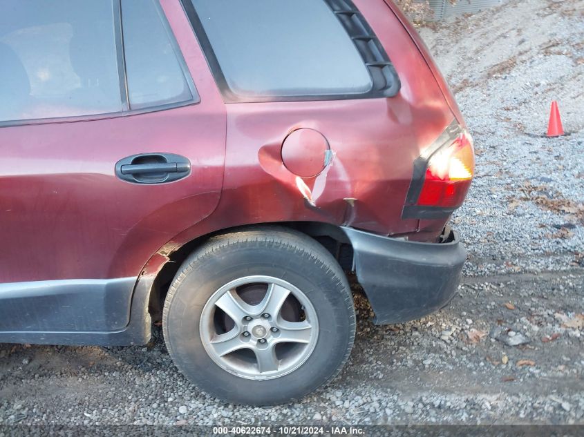 2001 Hyundai Santa Fe VIN: KM8SB82BX1U015773 Lot: 40622674