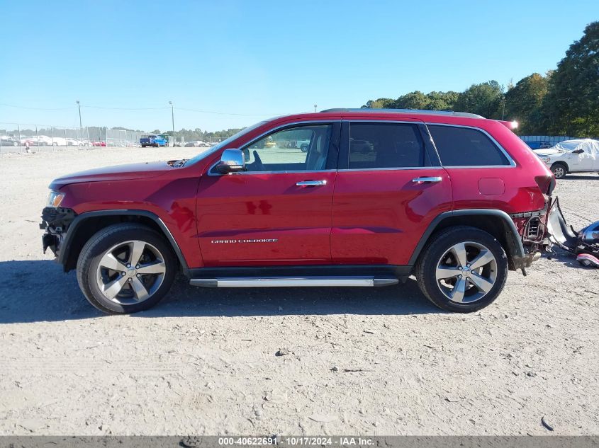 2014 Jeep Grand Cherokee Limited VIN: 1C4RJFBG0EC119397 Lot: 40622691