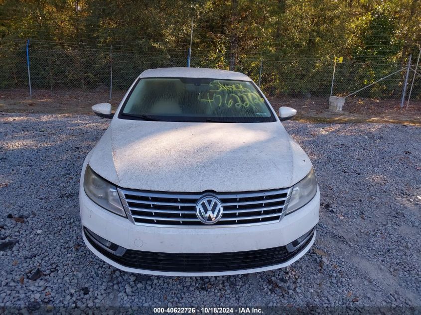 2013 Volkswagen Cc Sport VIN: WVWBN7AN3DE555112 Lot: 40622726