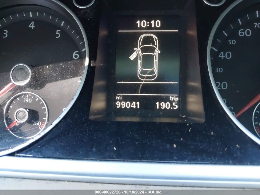 2013 Volkswagen Cc Sport VIN: WVWBN7AN3DE555112 Lot: 40622726