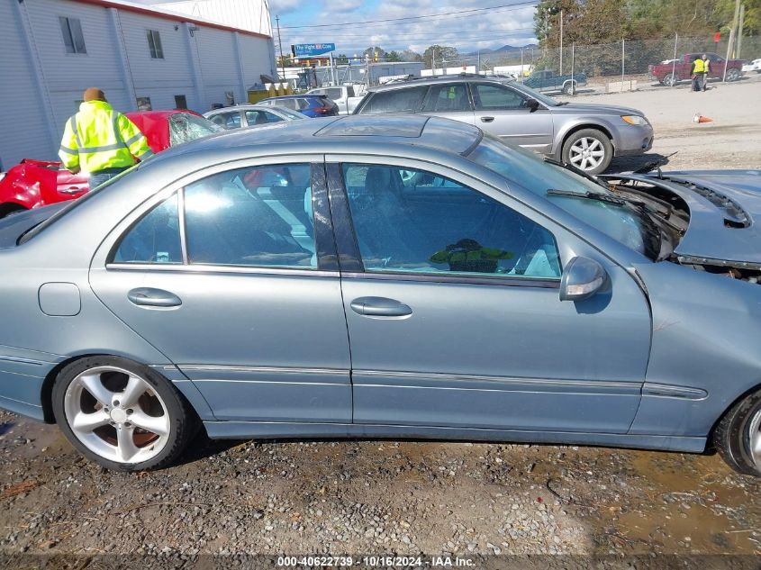 2004 Mercedes-Benz C 230 Kompressor Sport/Sport VIN: WDBRF40J34F515551 Lot: 40622739