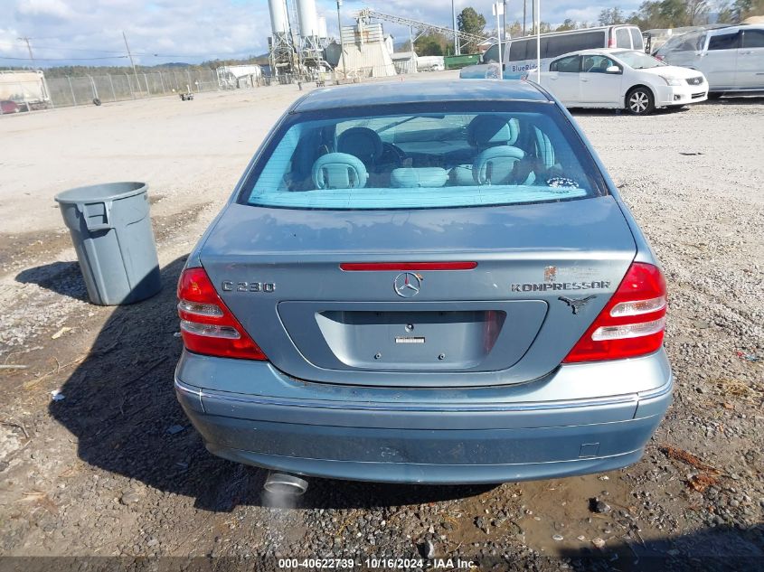 2004 Mercedes-Benz C 230 Kompressor Sport/Sport VIN: WDBRF40J34F515551 Lot: 40622739