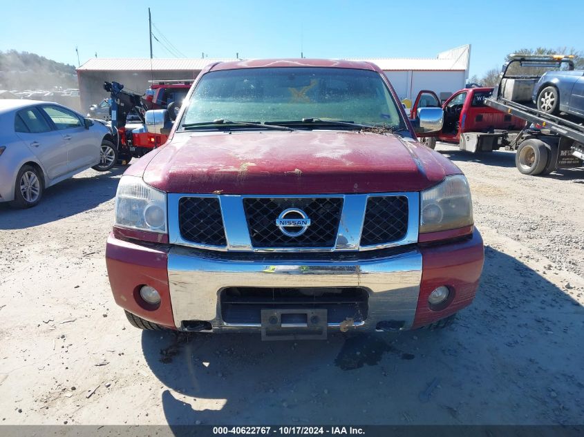 2006 Nissan Titan Le VIN: 1N6BA07B76N549989 Lot: 40622767