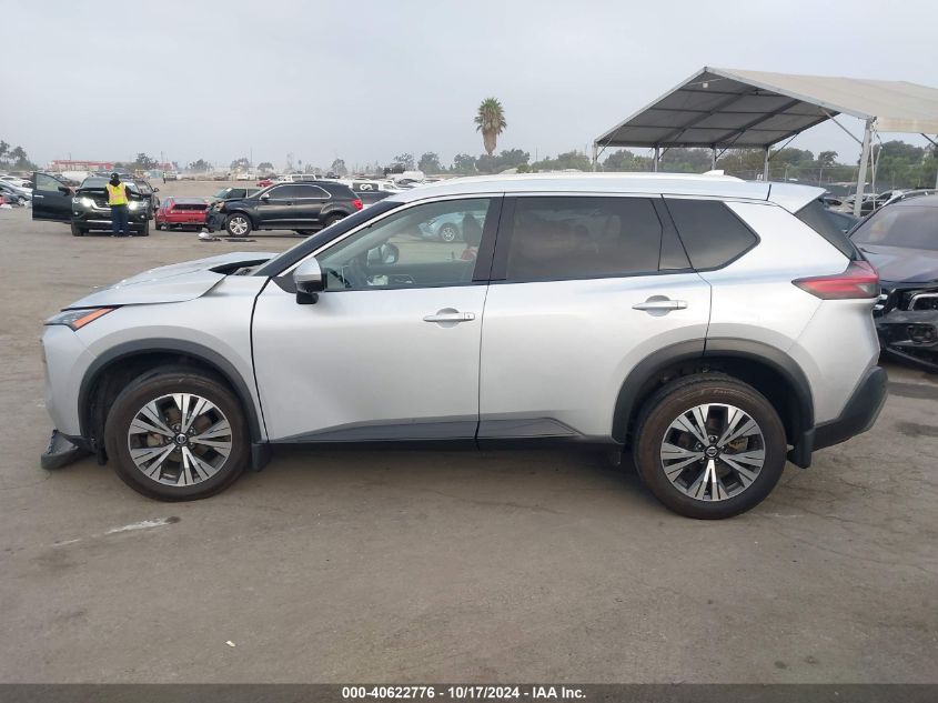 2021 Nissan Rogue Sv Fwd VIN: JN8AT3BA7MW015959 Lot: 40622776