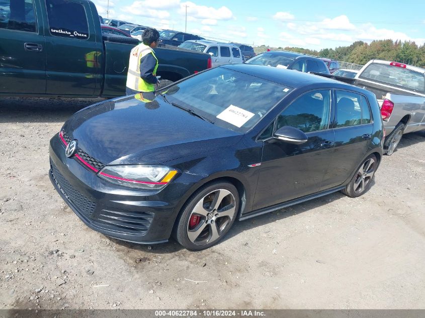 2016 Volkswagen Golf Gti Autobahn W/Performance Package 4-Door VIN: 3VW447AU4GM069939 Lot: 40622784