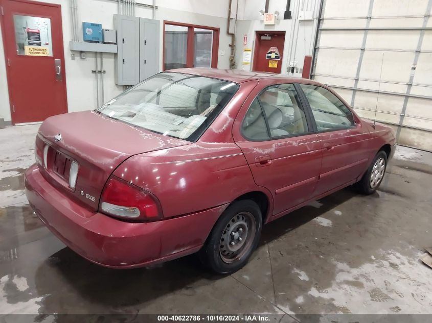 2001 Nissan Sentra Gxe VIN: 3N1CB51D41L475132 Lot: 40622786