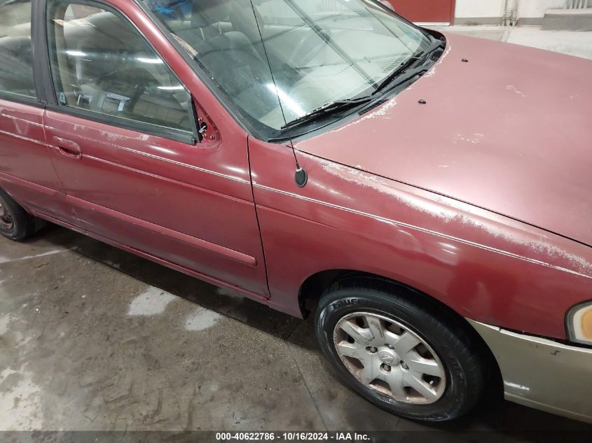 2001 Nissan Sentra Gxe VIN: 3N1CB51D41L475132 Lot: 40622786