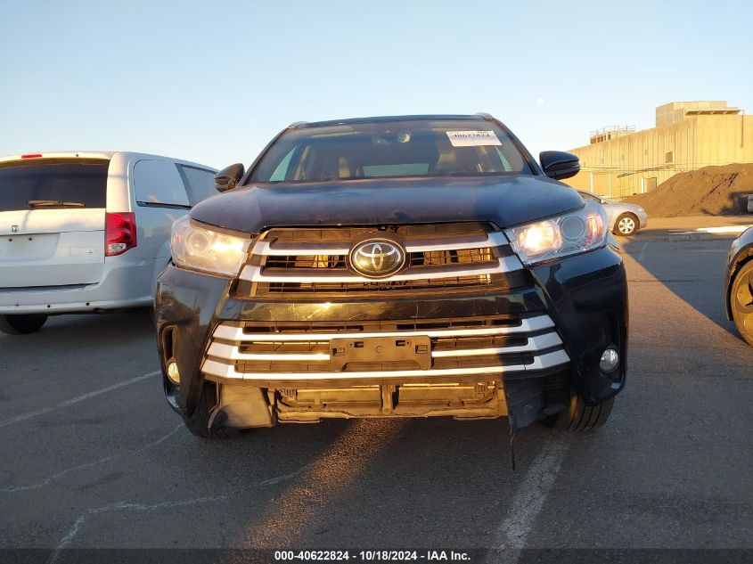 2018 Toyota Highlander Xle VIN: 5TDJZRFH6JS554203 Lot: 40622824